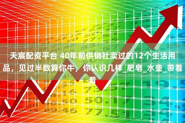 天宸配资平台 40年前供销社卖过的12个生活用品，见过半数算你牛，你认识几样_肥皂_水壶_带着